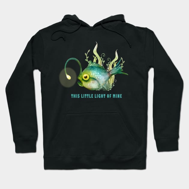 Little Light Of Mine Fish Hoodie by TLSDesigns